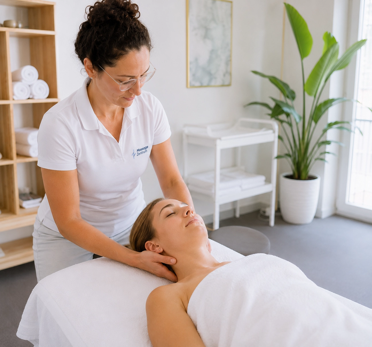 Lockerung der Nacken- und Schultermuskulatur – Massage Zentrum Dietlikon